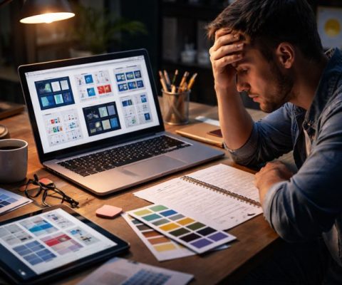 שאלות עומק (ראיון עצמי) שמיועדות למעצב/ת גרפי/ת שלא מבינים למה לא מתחברים לתיק העבודות שלהם