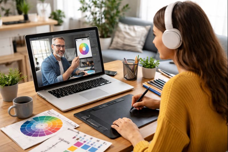 לימודי עיצוב גרפי אחד על אחד לאנשים עם הפרעת קשב וריכוז