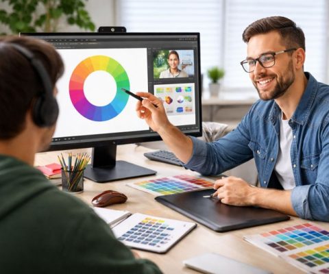 איך לימודי עיצוב גרפי אחד על אחד בזום מהבית מקצרים את הדרך לקריירה מצליחה